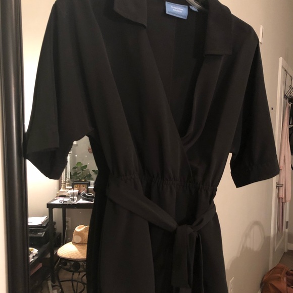 Vera Wang Formal Front Tie Blouse - Picture 1 of 6